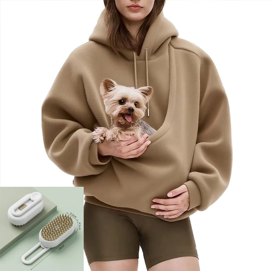 dog carrier hoodie