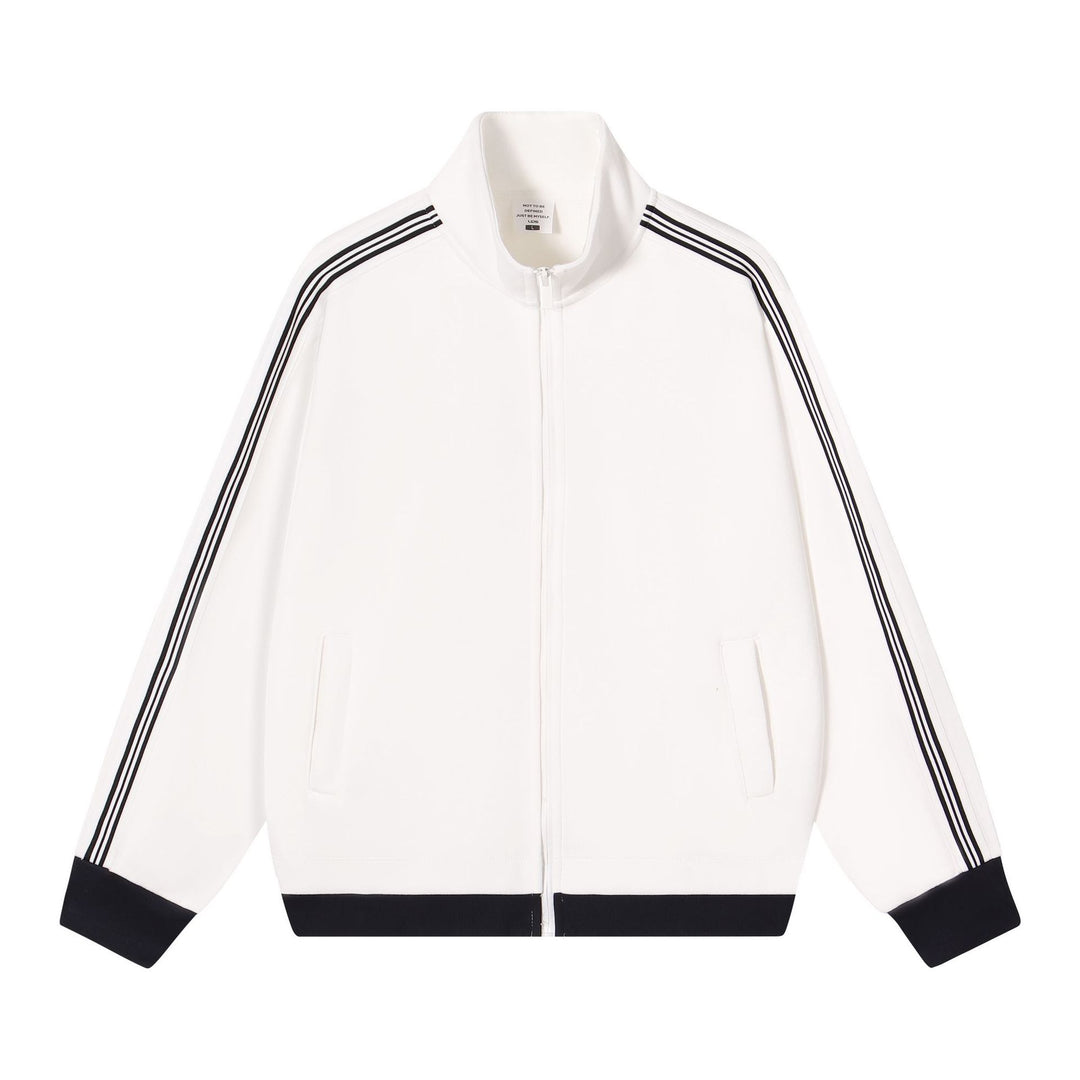 giacca uomo color block con zip