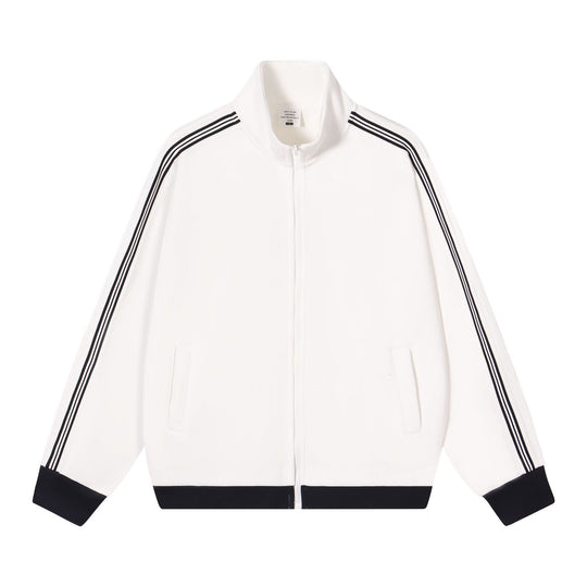 giacca uomo color block con zip