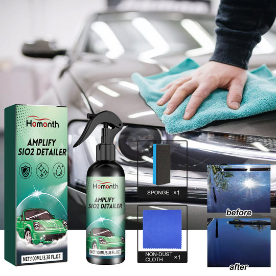 Car Cleaning And Brightening Spray Car Scratch Stain Cleaning Coating Refinish Polishing Decontamination Wax