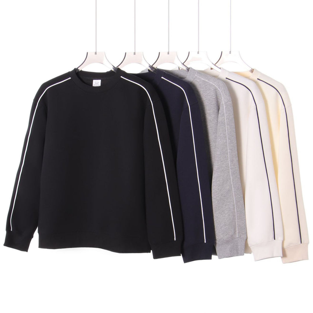 felpa girocollo uomo color block