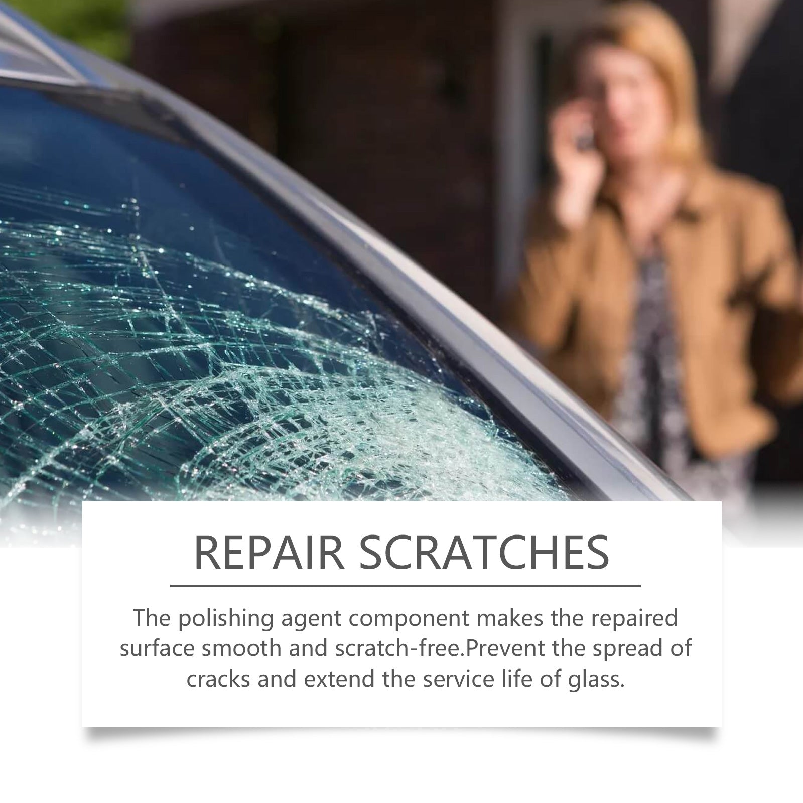 Automotive Glass Care Kit Automotive Windshield Cracks And Scratches Adhesive Repair Solution