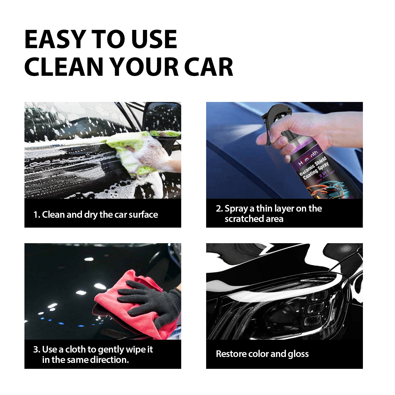 Automotive Coating Spray, Automotive Paint Maintenance Decontamination And New Automotive Coating Agent For Bright Coating