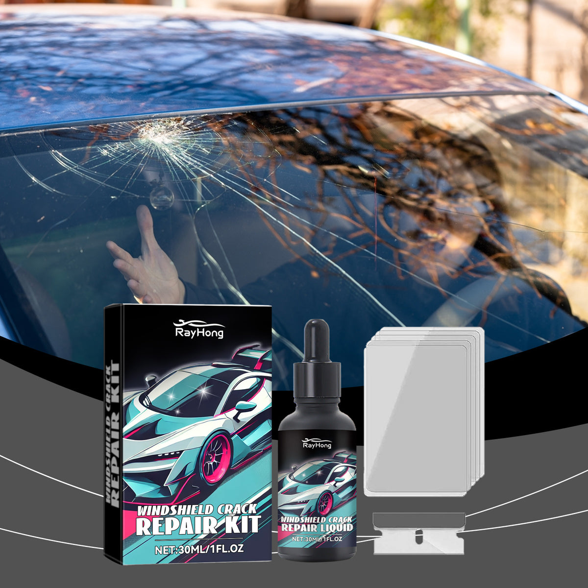 windshield repair kit