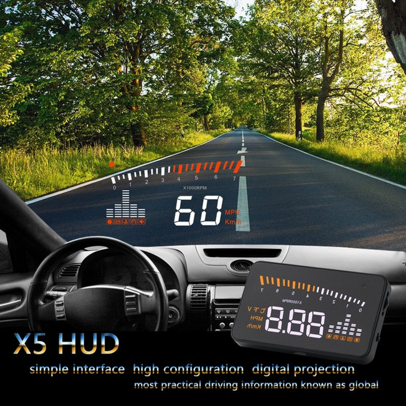 OBD2 car HUD