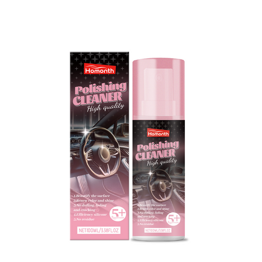 Homonth Car Interior Retreader, Car Leather Interior Care Retreading Gentle Cleaning Decontamination Polishing