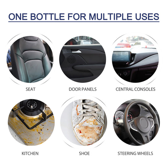 Car Interior Foam Cleaner, Interior Seat Instrument Panel Clean Dust And Polish Maintenance Refurbishing Agent