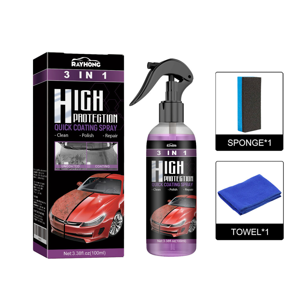 Rayhong Coating Agent 3-In-1 Oil Removal Polishing Protection Repair Scratches Car Paint Cleaning And Maintenance Coating