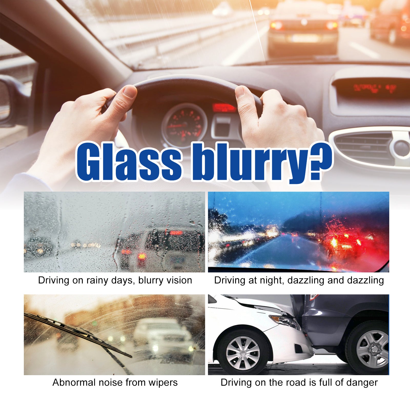 Rayhong 2 In 1 Car Oil Film Cleaner Oil Film Cleaner For Car Front Windshield Window Stains