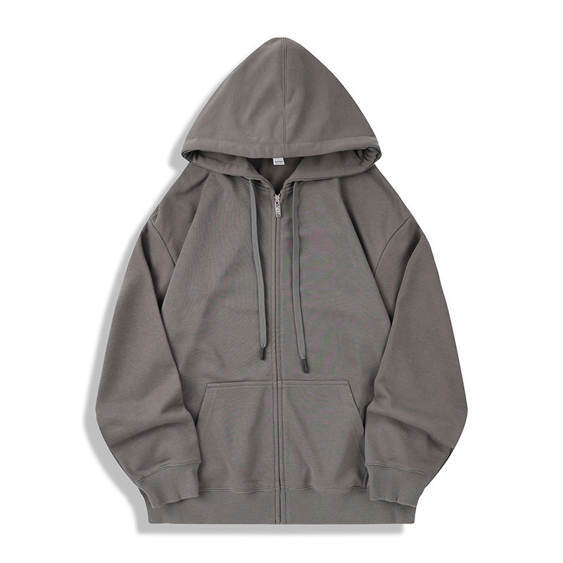 felpa con cappuccio e zip uomo