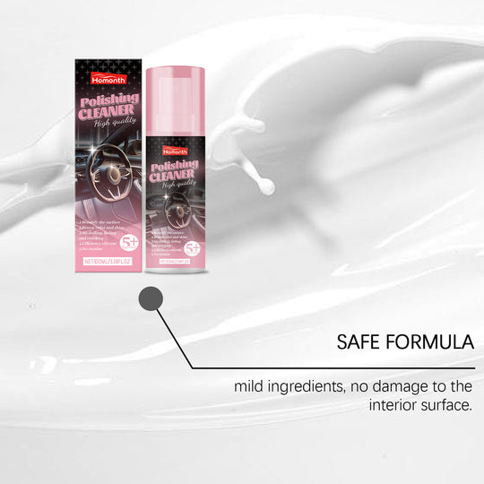 Homonth Car Interior Retreader, Car Leather Interior Care Retreading Gentle Cleaning Decontamination Polishing