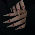 Cold and vibrant blood nail wearing armor ultra long 4cm nail patch