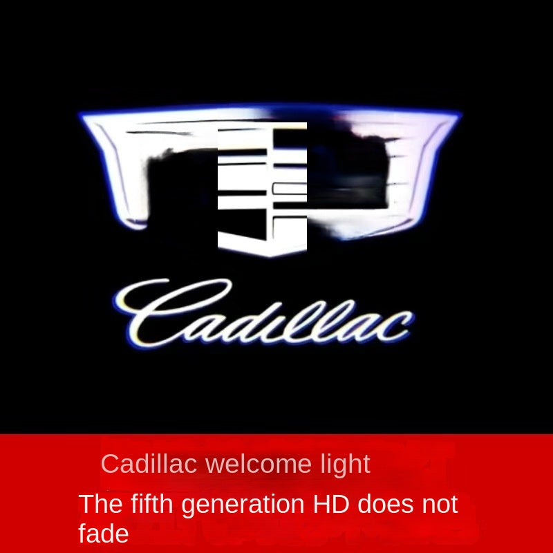Welcome Light for Cadillac, Fade-Resistant, XTS ATSL SRX CT6, Quartz Glass Welcome Light
