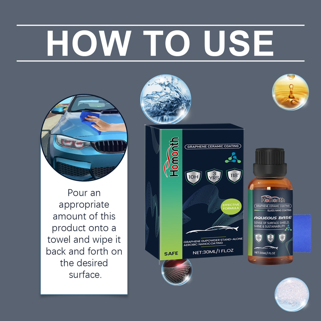 Automotive Nano-Ceramic Coating Decontamination Polishing Brightening Repair Scratch Maintenance Paint Plating Agent