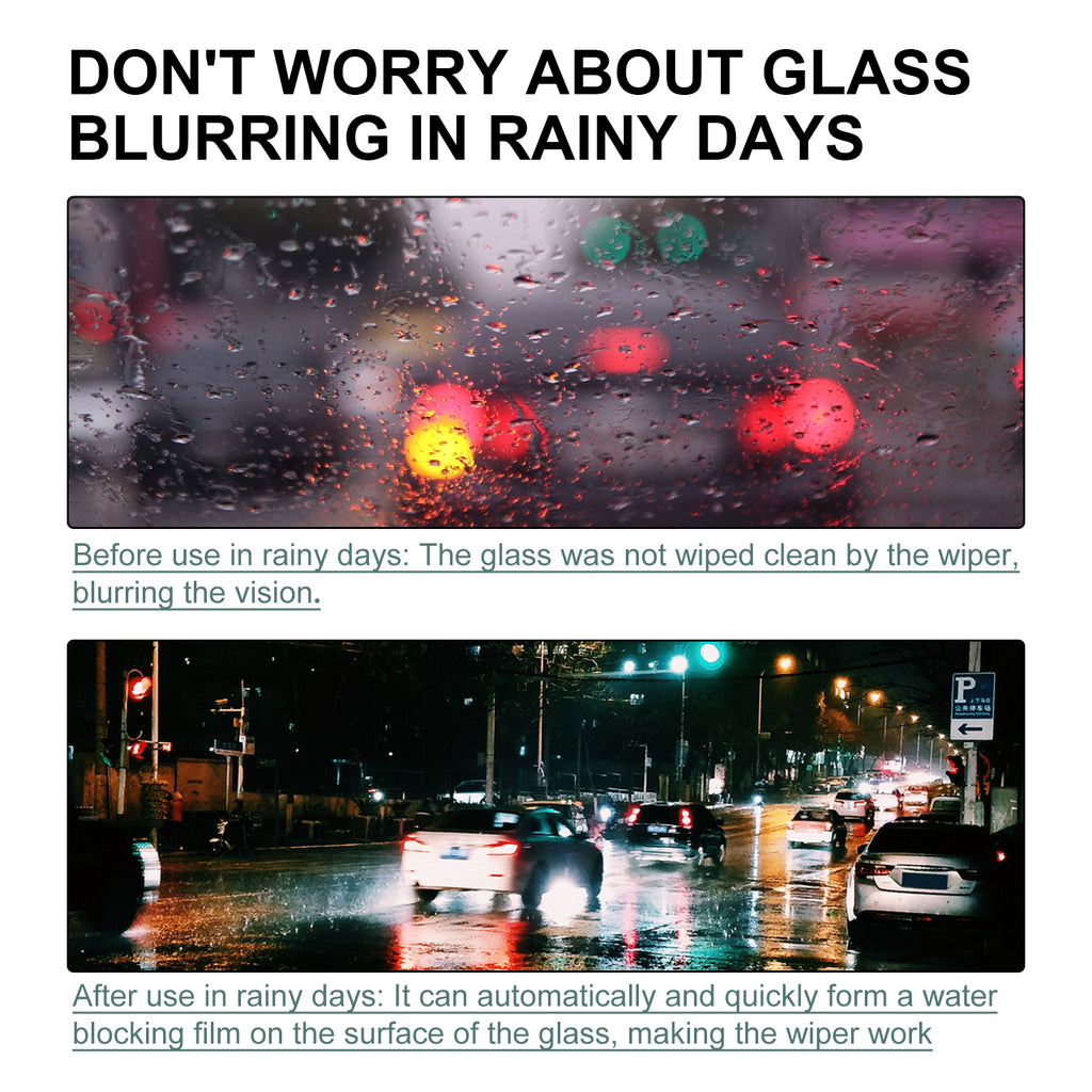 Car Glass-Anti Fog Hydrophobic Coating Spray, Rearview Mirror Windshield Cleaner Stains Hydrophobic Water Spray Antifogging Agent