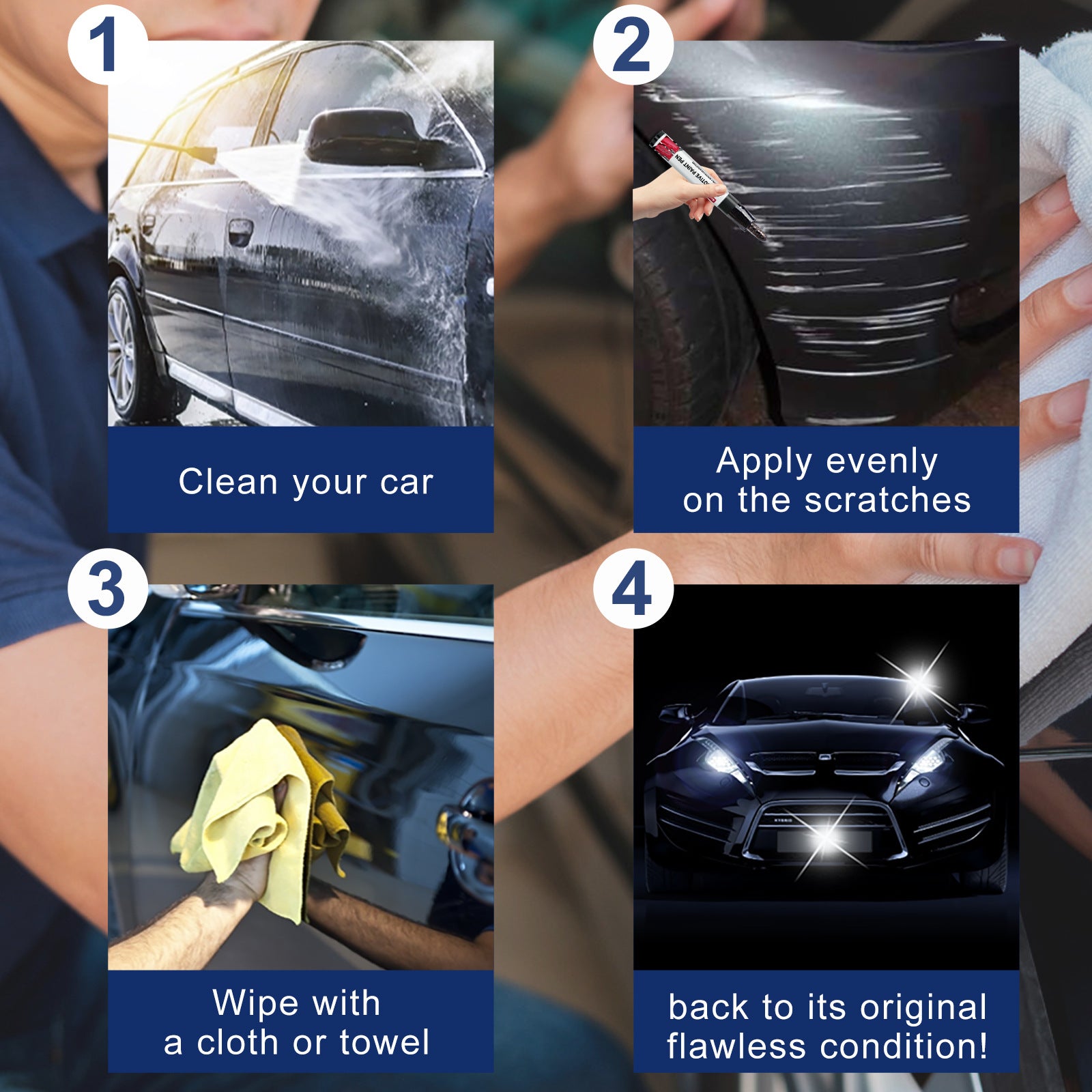 Automotive Paint Pen, Paint Scratch Repair Scratch Paint Marks Repair Paint Repair Pen