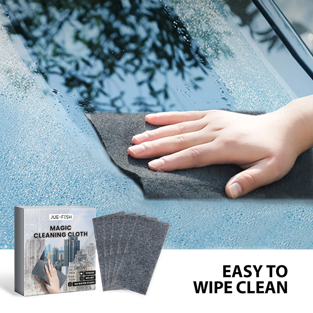 Fiber Cloth Window Cup Car Windshield Cleaner Smooth Wet And Dry Decontamination Cloth