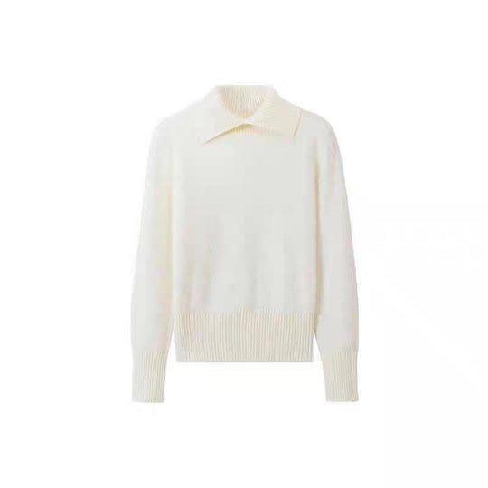 Women's Autumn/Winter Warm Knitted Base Sweater with Collar