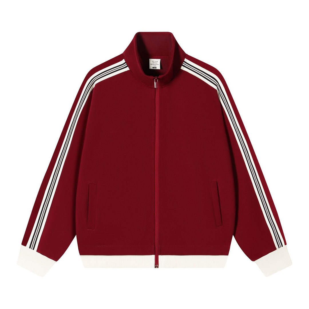 giacca uomo color block con zip