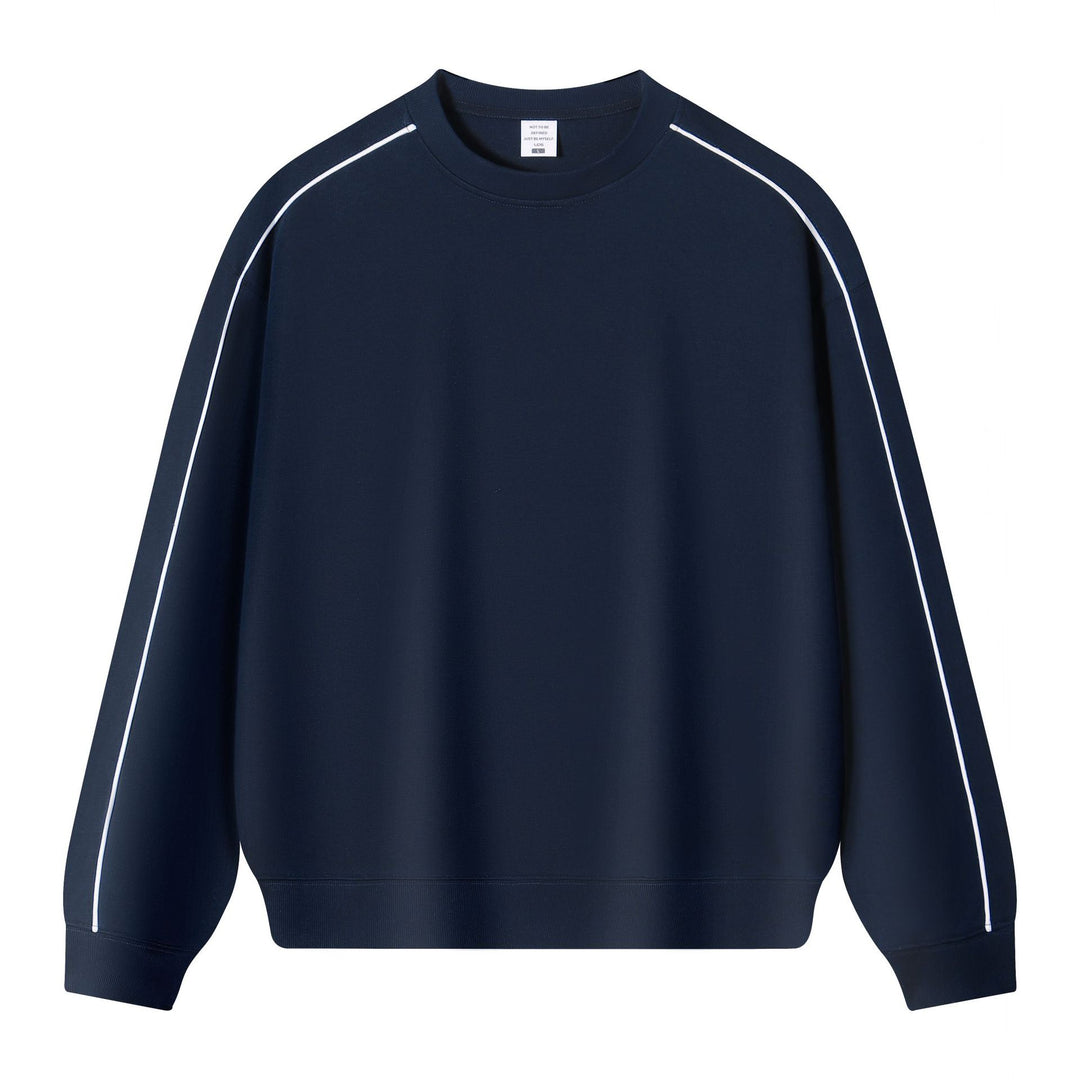 felpa girocollo uomo color block