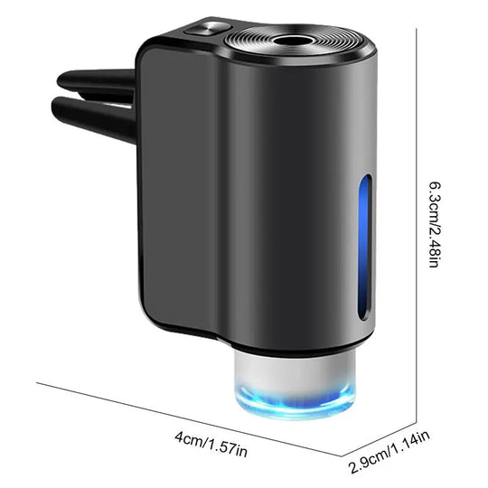 Car Vent Air Freshener Vent Clip Rechargeable Oil Diffuser For Car Automotive Interior Natural Oil Fragrance Long-Lasting For