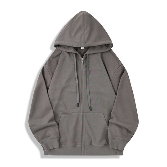 felpa con cappuccio e zip uomo