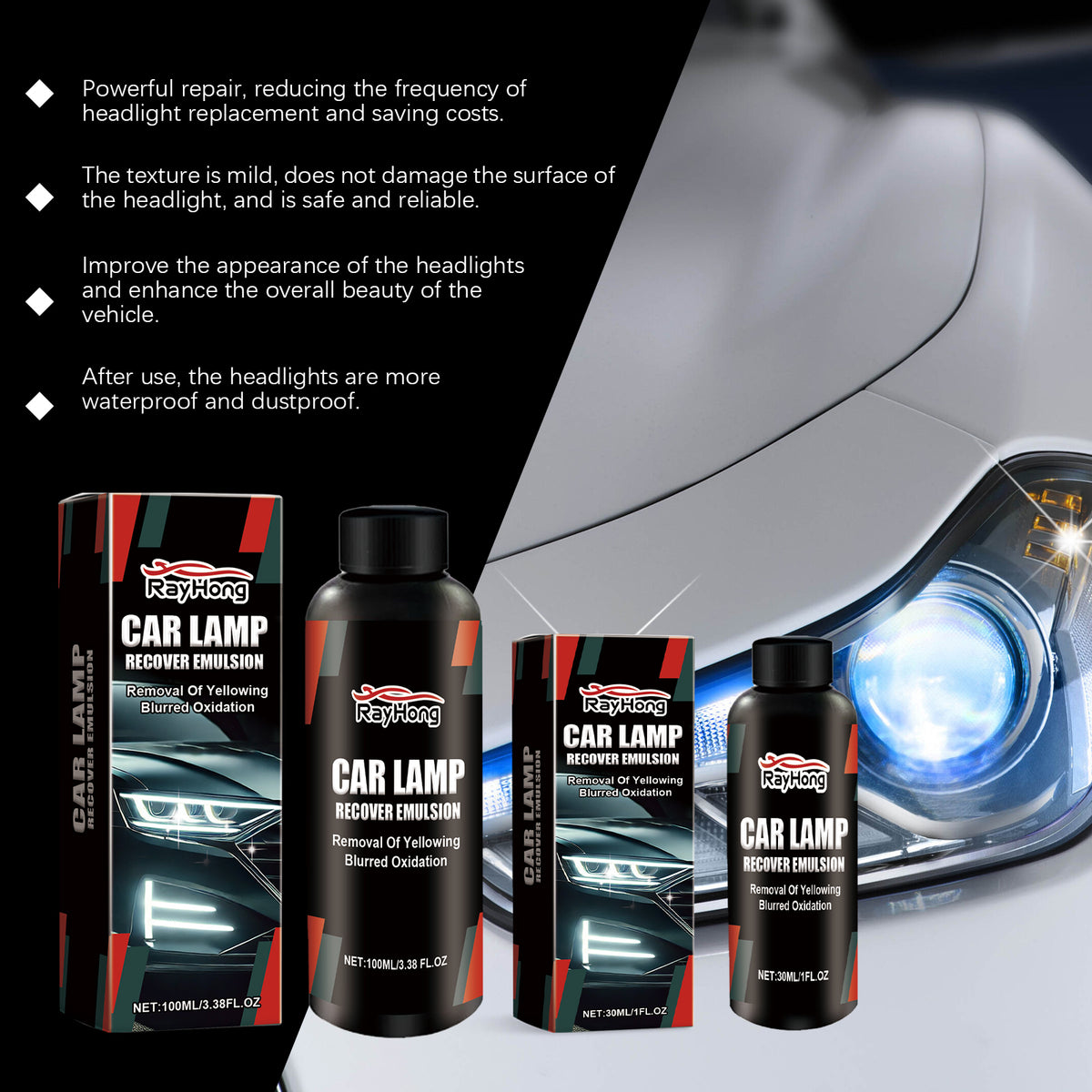 car headlight polishing paste