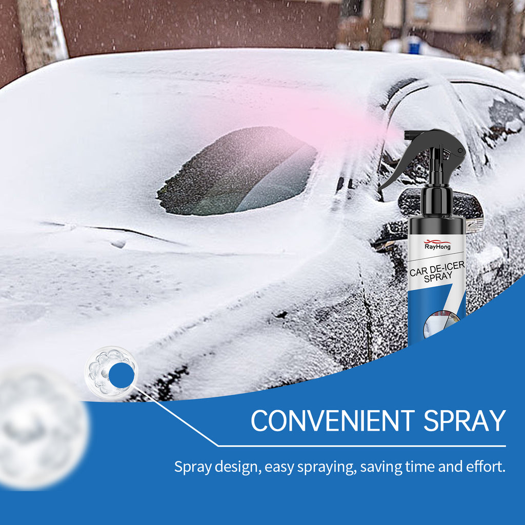 Rayhong Car De-Icer Spray, Car Windshield Windows Fast Defrosting Snow Melting Ice Spray Magic Device