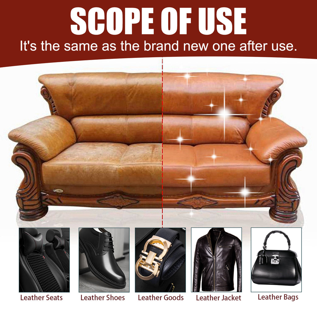 Cleaning Cream, Car Seat Instrument Panel Leather Cleaning Decontamination Maintenance Refurbishment Cream