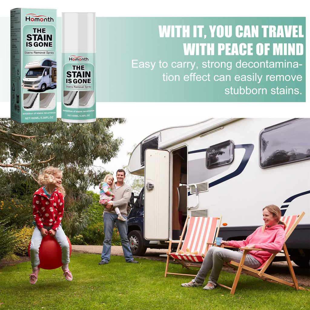 Motorhome Decontamination Spray, Decontamination Brightening Car Interior Dirt Cleaning Multi-Functional Cleaning Spray