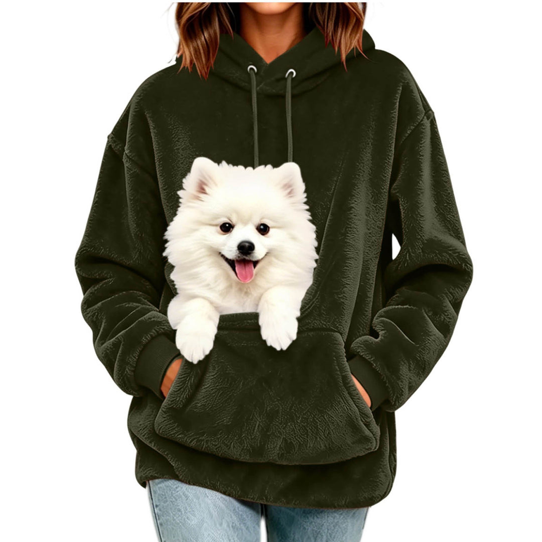 dog carrier hoodie