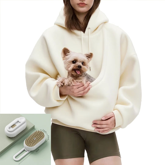 dog carrier hoodie