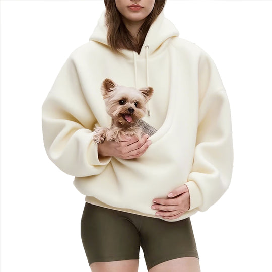 dog carrier hoodie