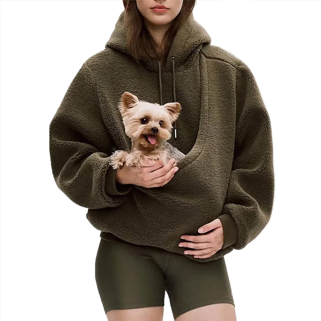 dog carrier hoodie