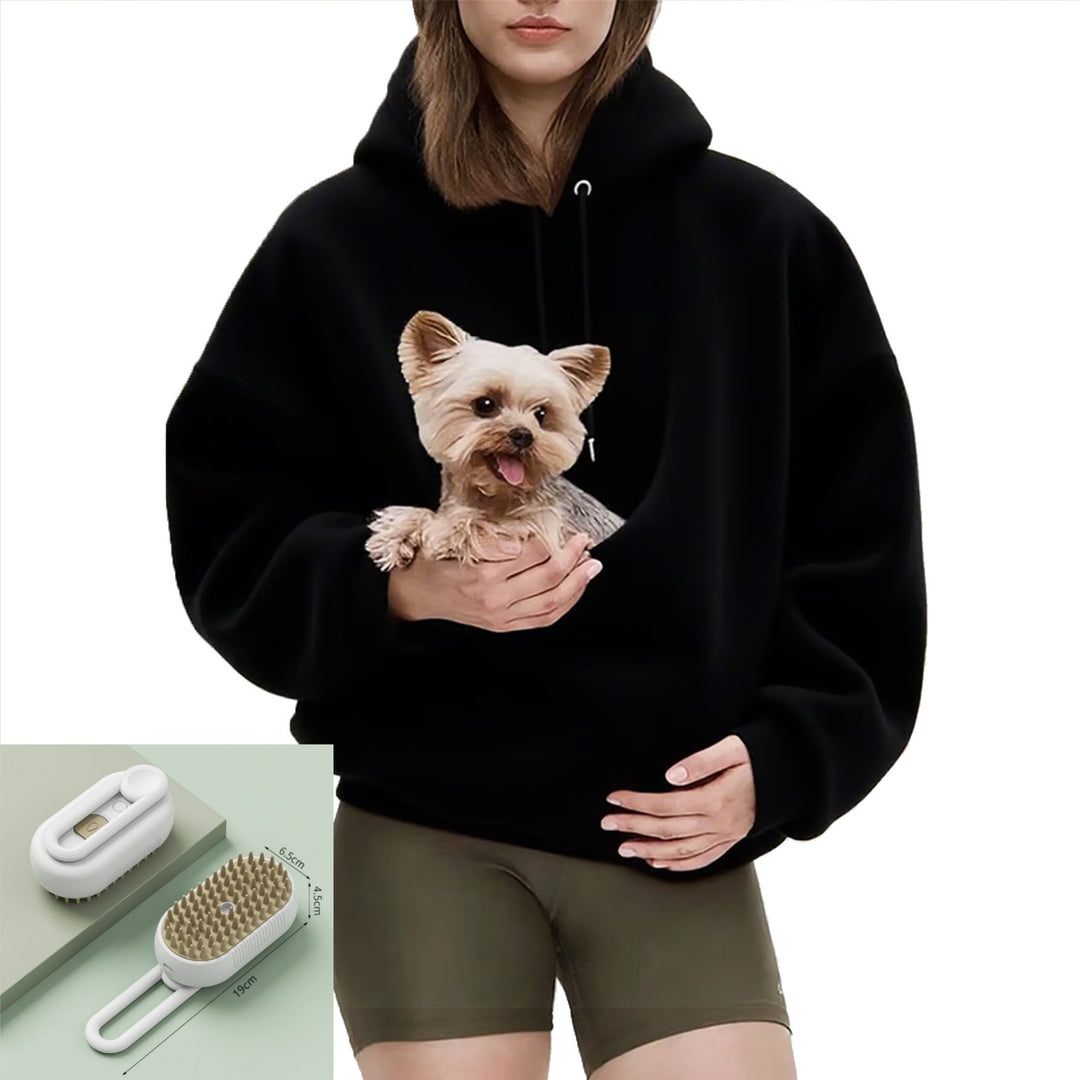 dog carrier hoodie