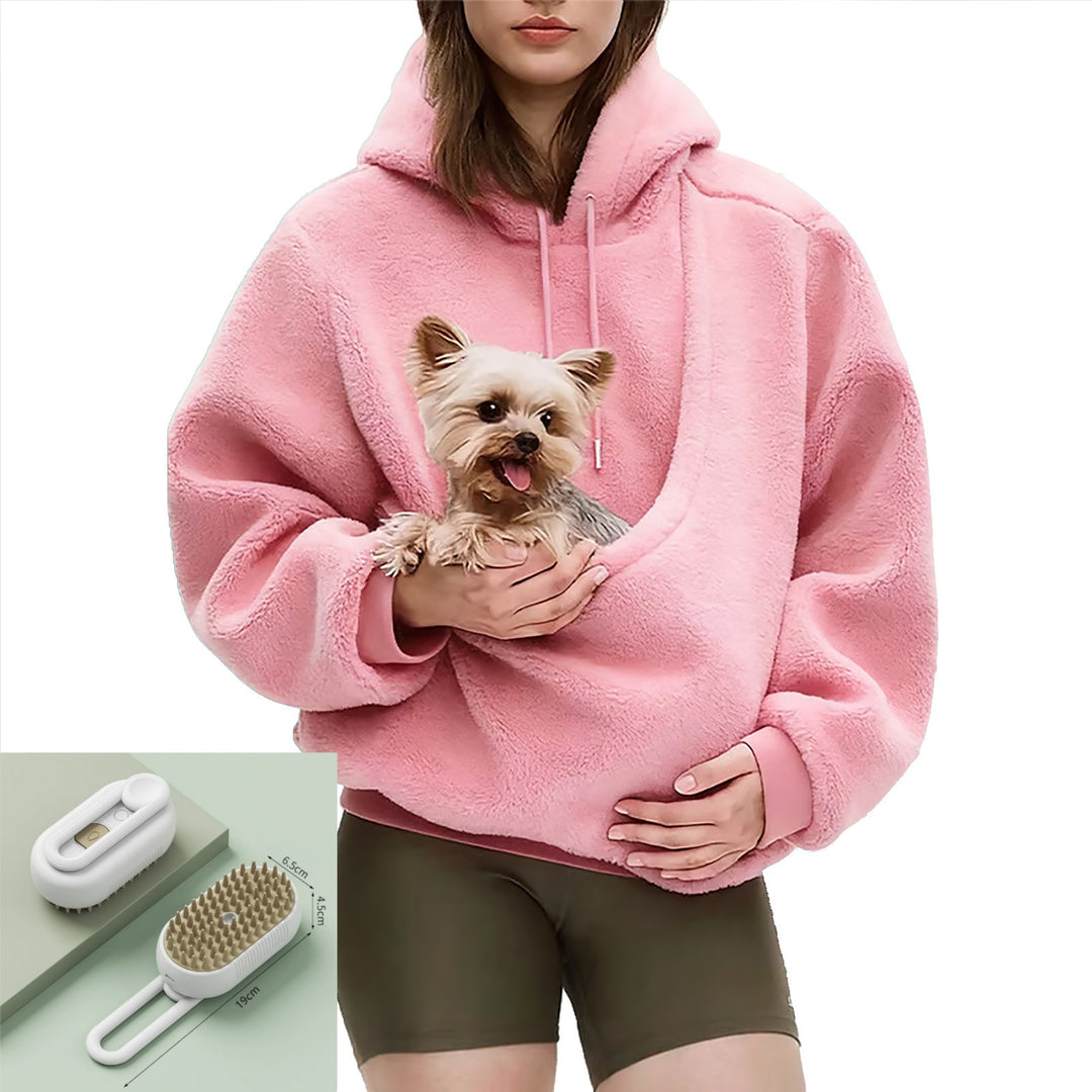 dog carrier hoodie